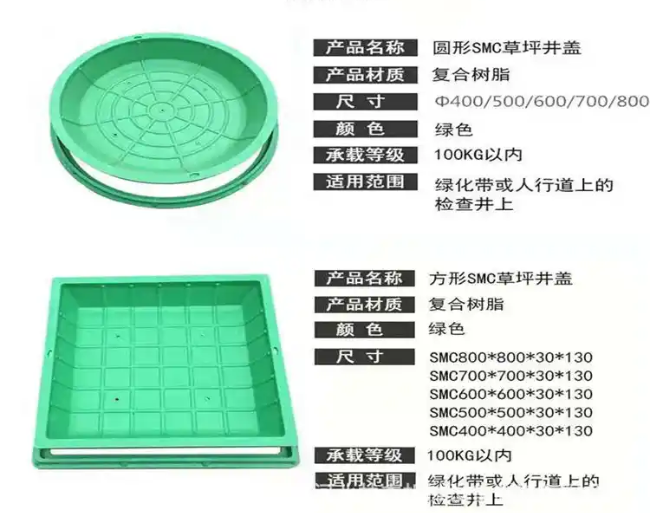 尤溪树脂复合种植井盖展示